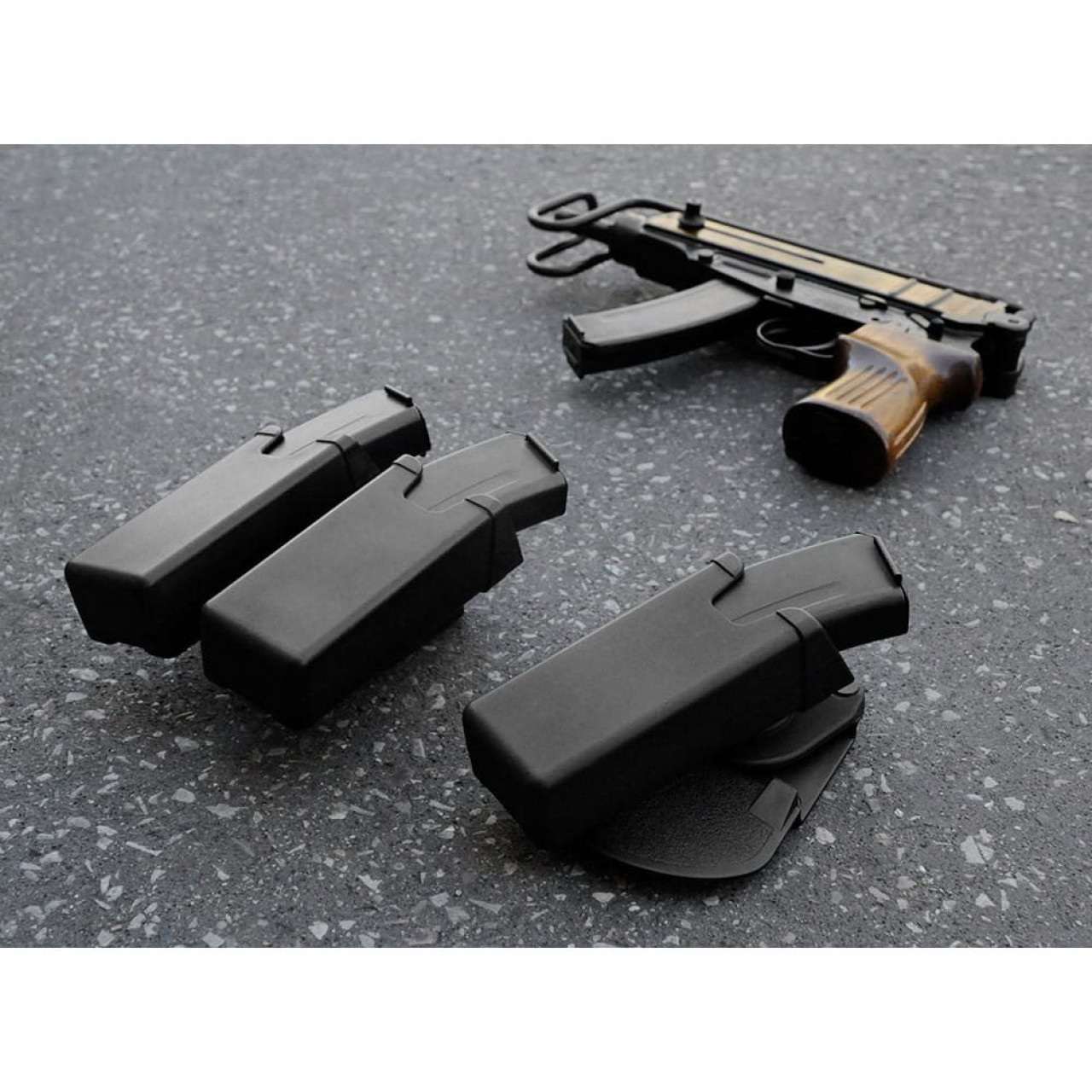 Puzdro rotačné MOLLE pre Sa vz.61 ČIERNÉ