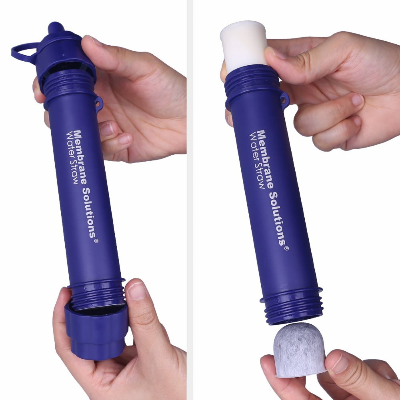 Slamka filtračná MEMBRANE SOLUTIONS STRAW II MODRÁ