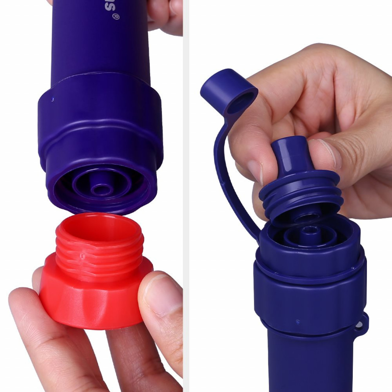 Slamka filtračná MEMBRANE SOLUTIONS STRAW II MODRÁ