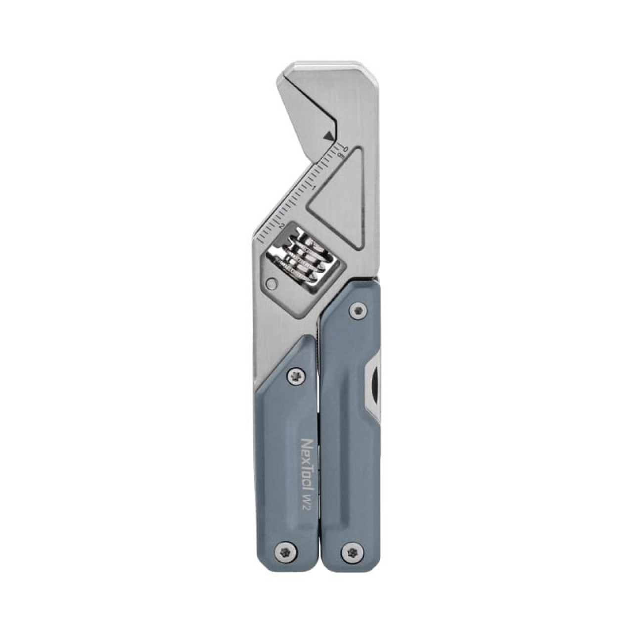 Kliešte multifunkčné Light Wrench W2 s francúzskym kľúčom MODRÉ