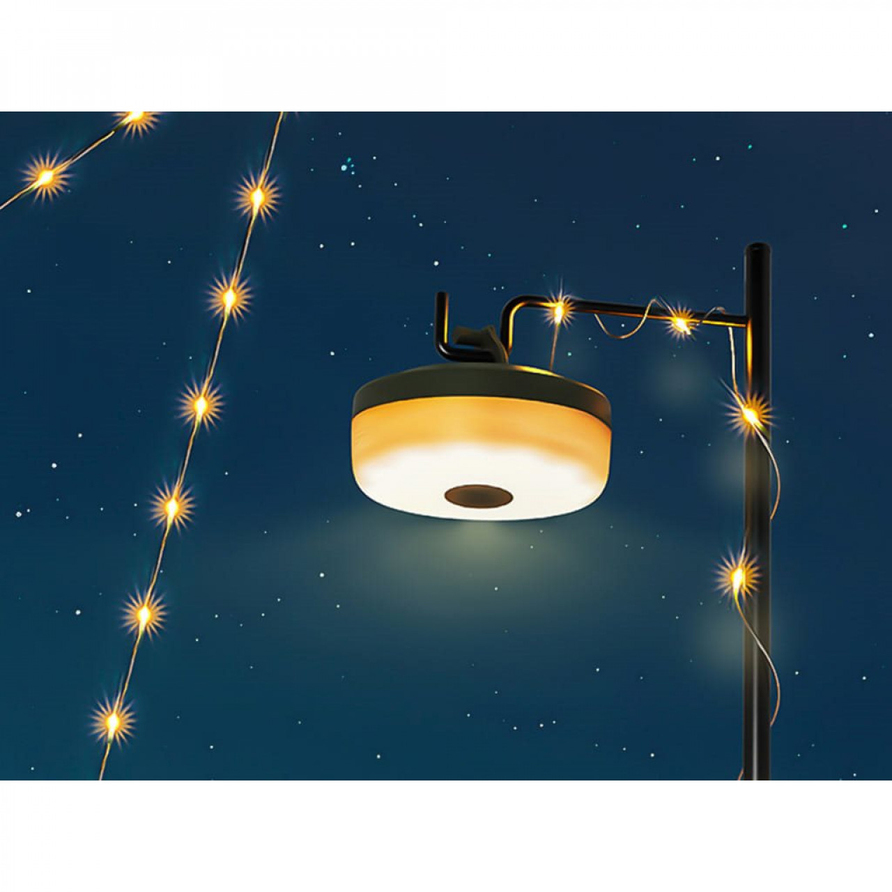 Svietidlo MILKY WAY GW20 kempingové s LED reťazou