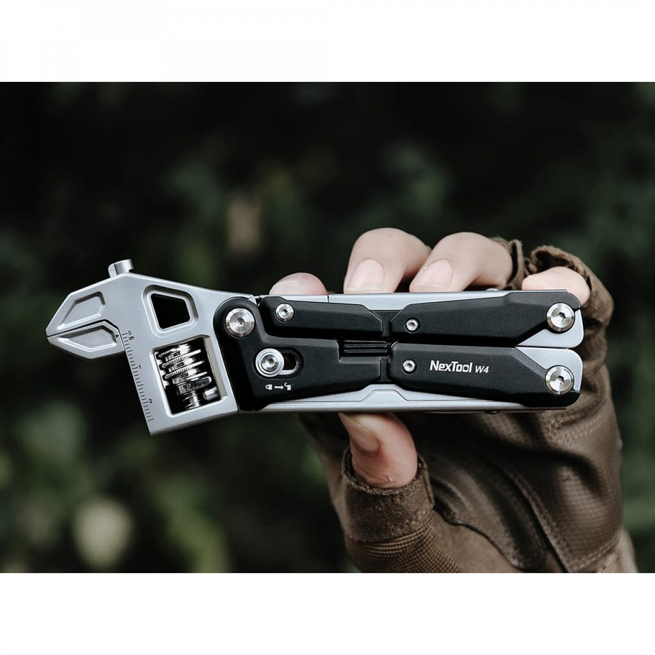 Kliešte multifunkčné Adjustable Wrench W4 s francúzskym kľúčom