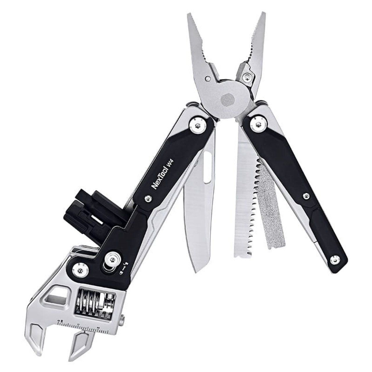Kliešte multifunkčné Adjustable Wrench W4 s francúzskym kľúčom