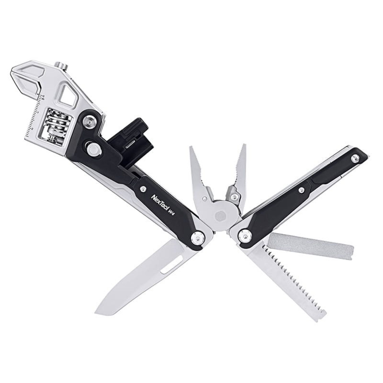 Kliešte multifunkčné Adjustable Wrench W4 s francúzskym kľúčom