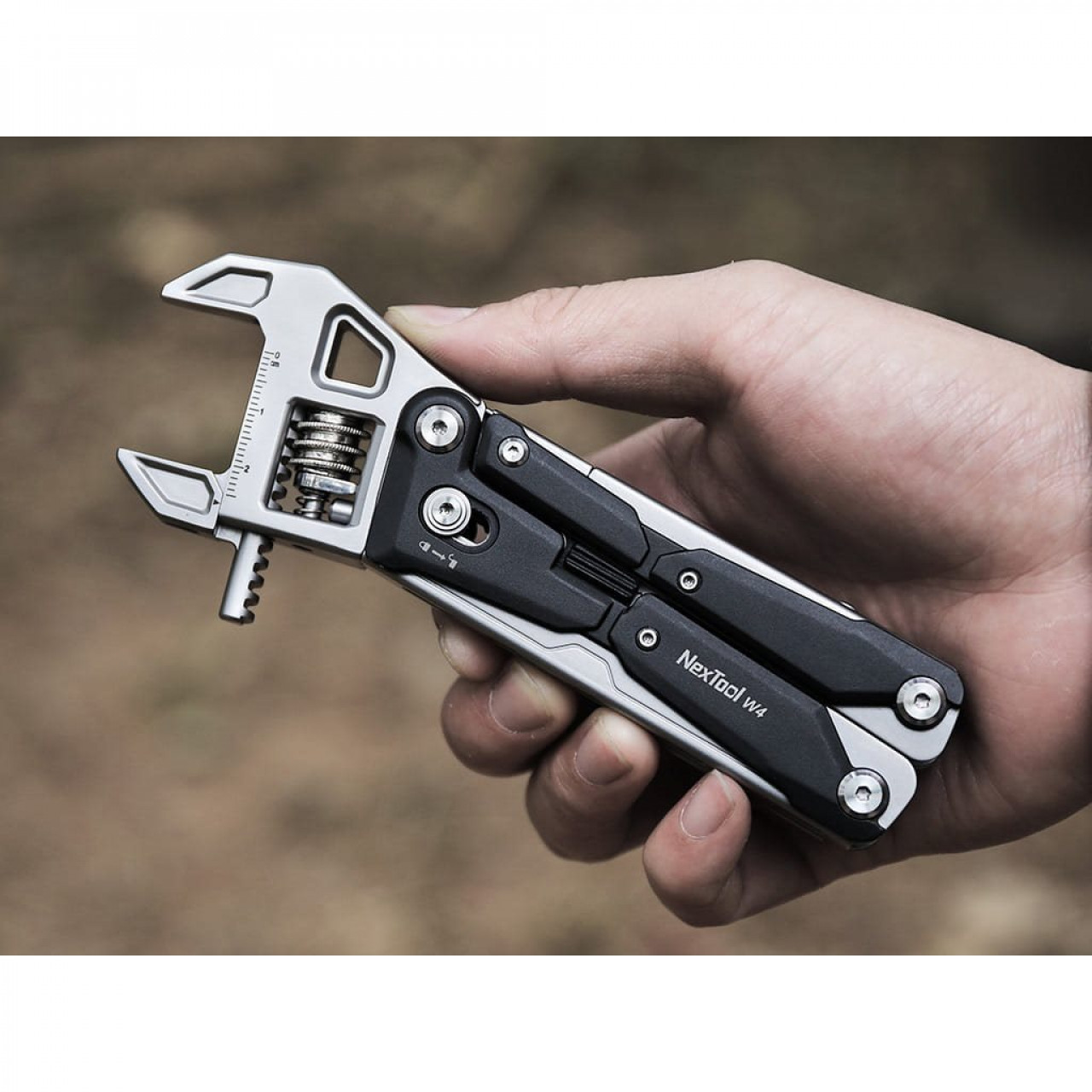 Kliešte multifunkčné Adjustable Wrench W4 s francúzskym kľúčom