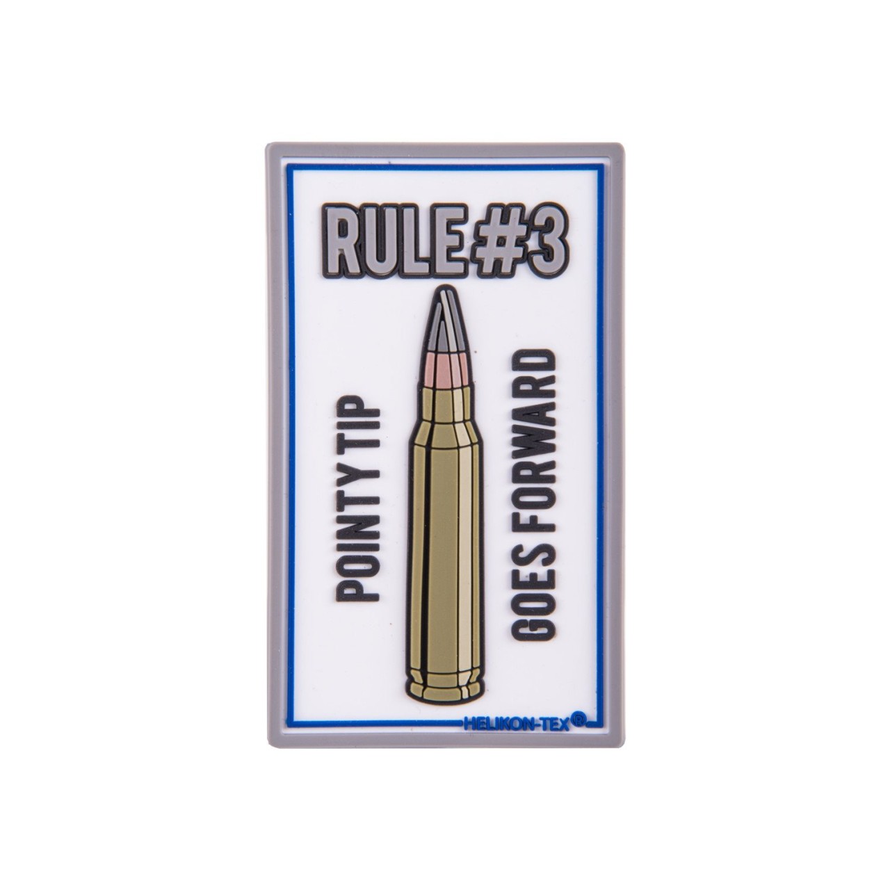 Nášivka RULE#2 velcro plastová