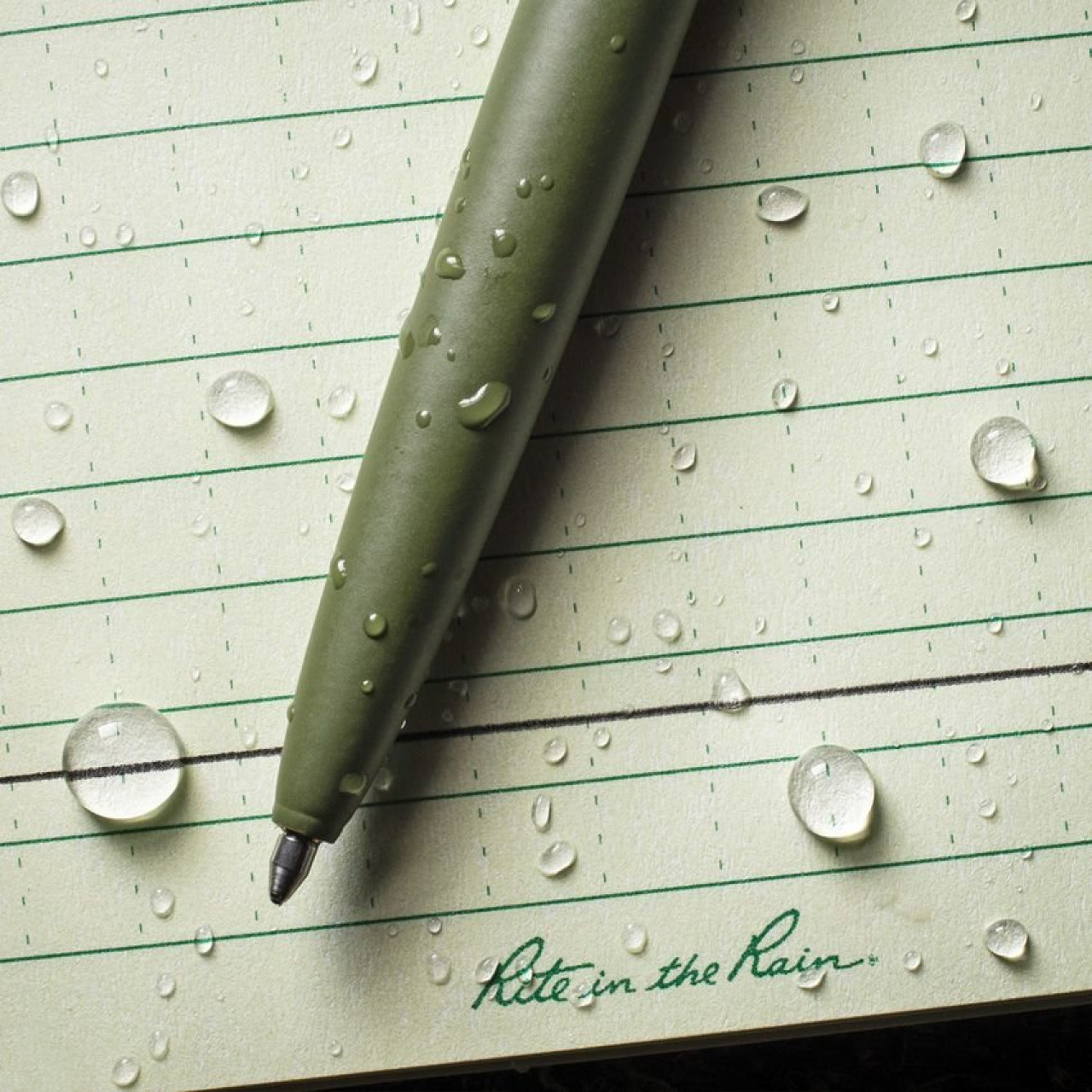 Pero RITE IN THE RAIN All-Weather ČIERNY atrament ZELENÉ