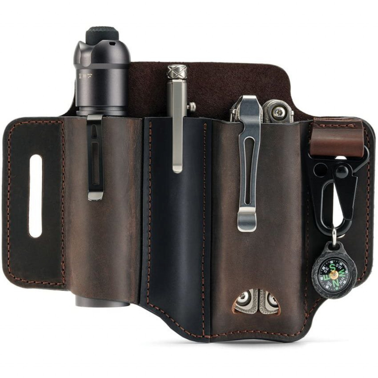 Puzdro opaskové PJ29 Multi Tool KOŽENÉ HNEDÉ