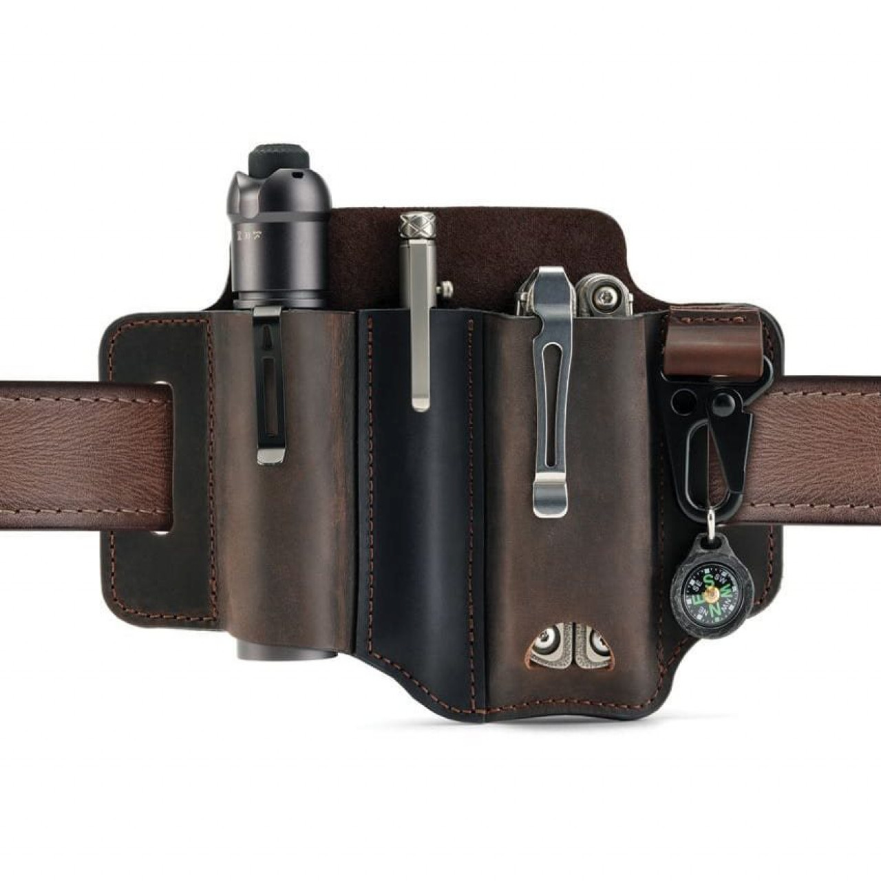 Puzdro opaskové PJ29 Multi Tool KOŽENÉ HNEDÉ