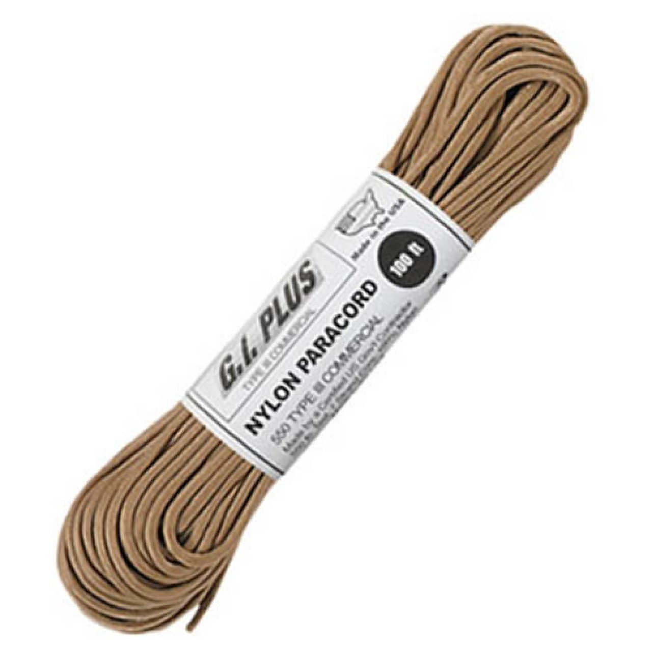 Šnúra PARACORD nylon 550LB 30m 4mm TAN