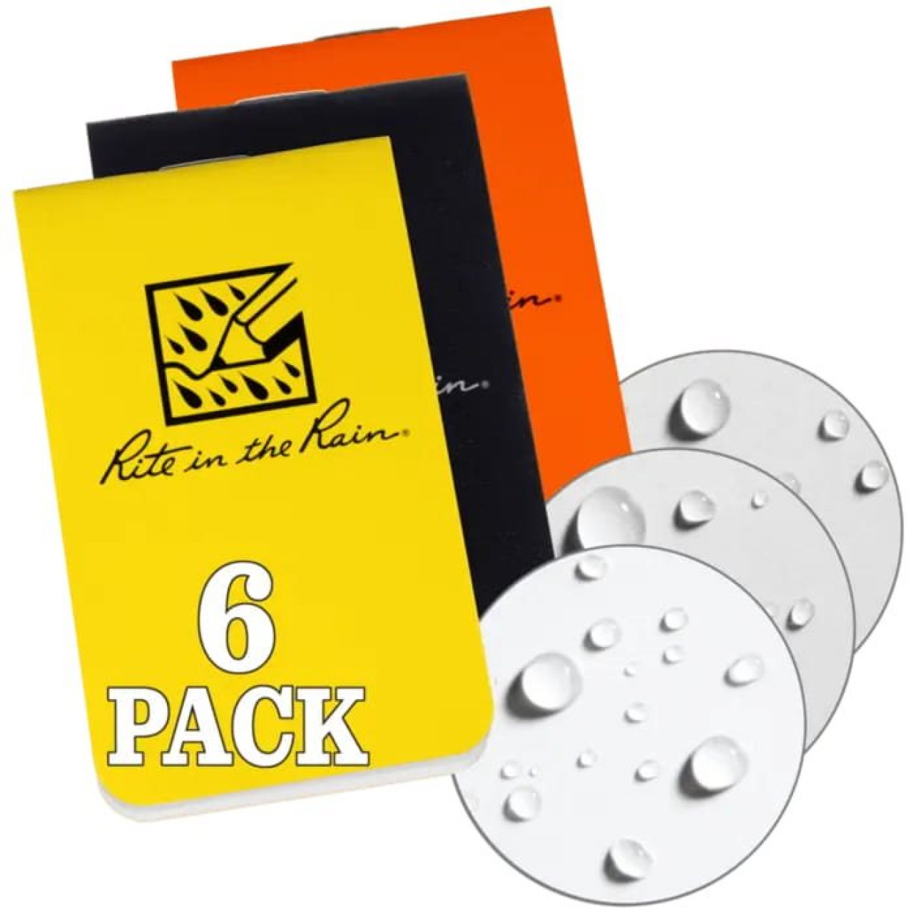Bloček vodoodolný CARD On-The-Go mix farieb 6-kusov