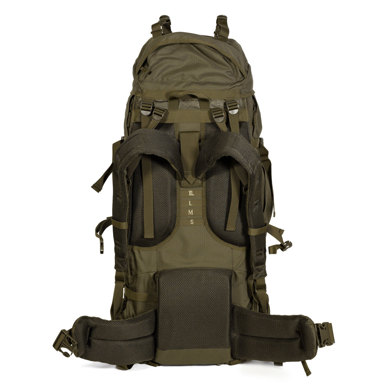 Batoh TREKKING XXL s výstužou 104l ZELENÝ