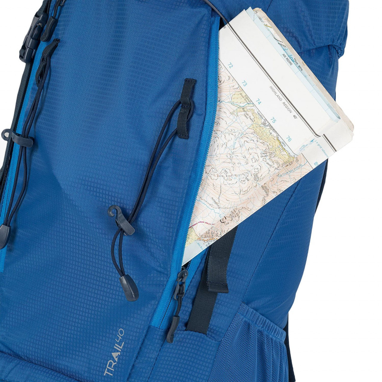 Ruksak dámsky TRAIL 40 L MODRÝ