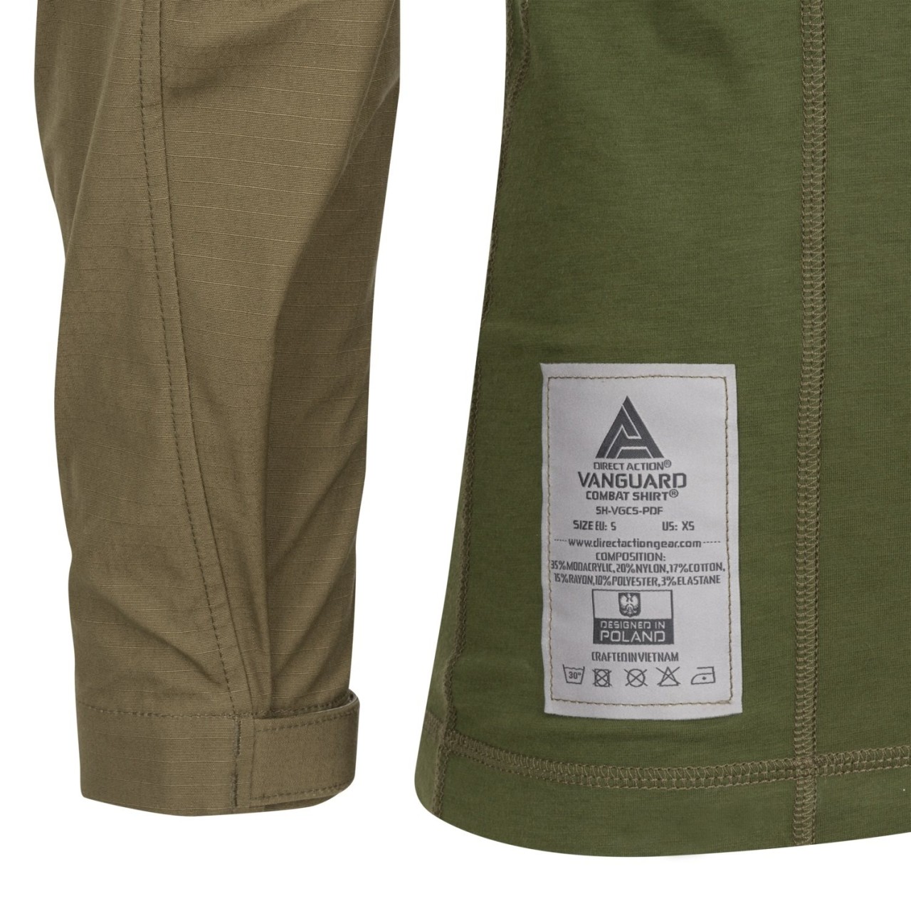 Košeľa taktická VANGUARD ADAPTIVE GREEN