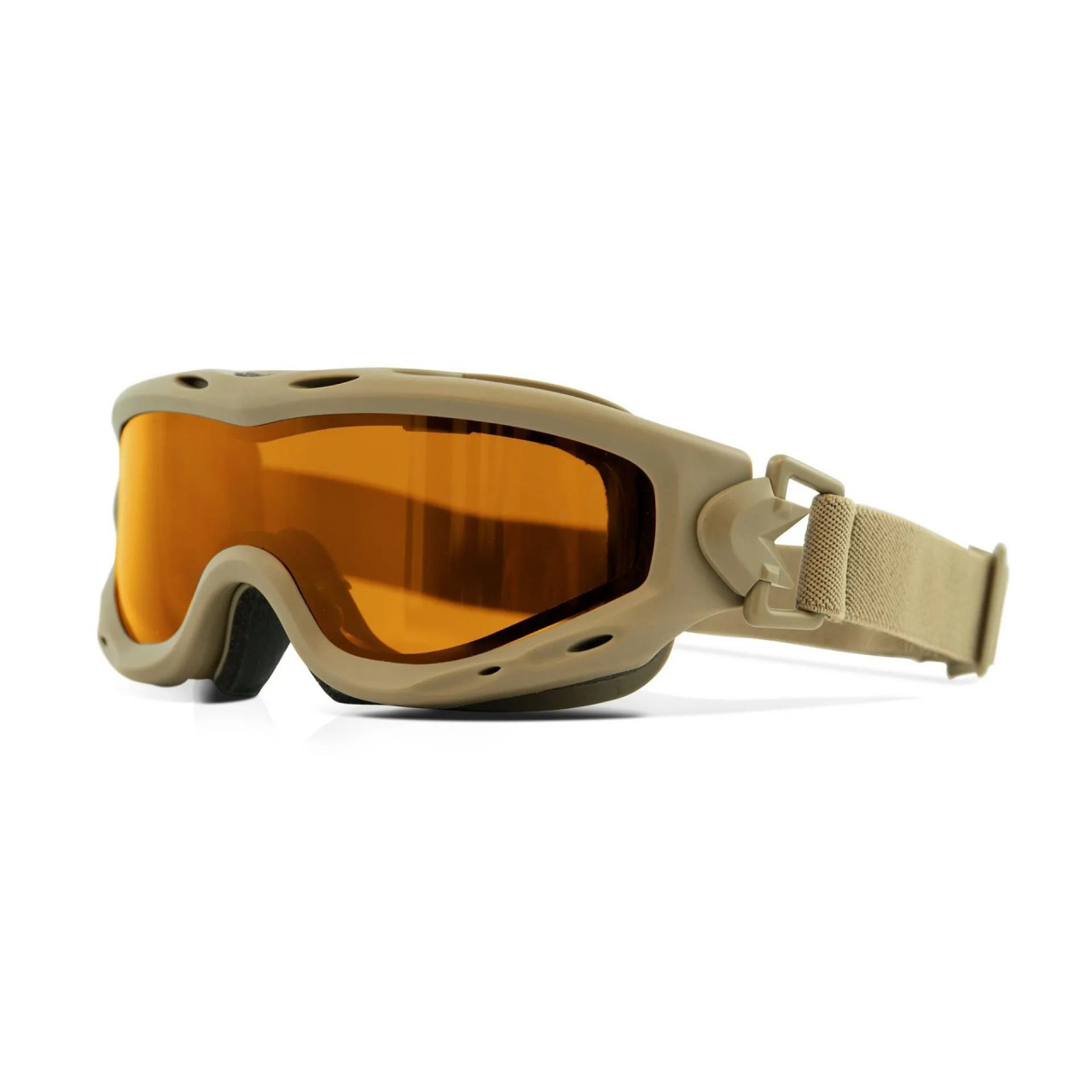 Okuliare taktické SPEAR DUAL LENS sada 3 sklá TAN rám