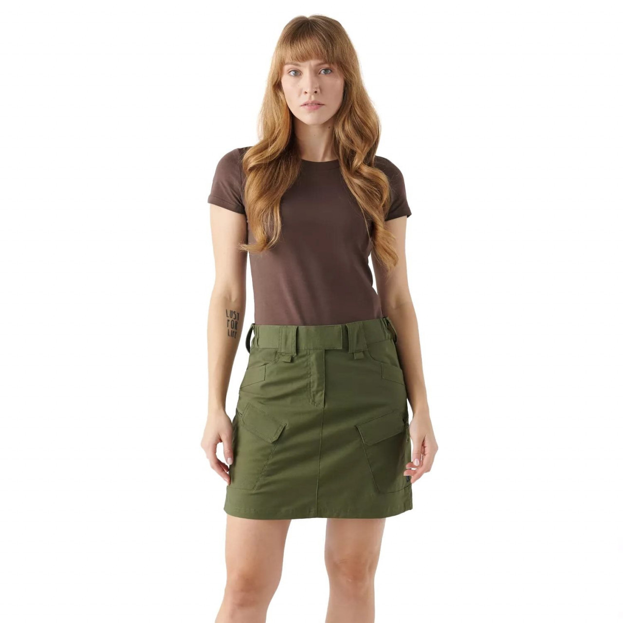 Dámska sukňa UTS rip-stop stretch OLIVE GREEN