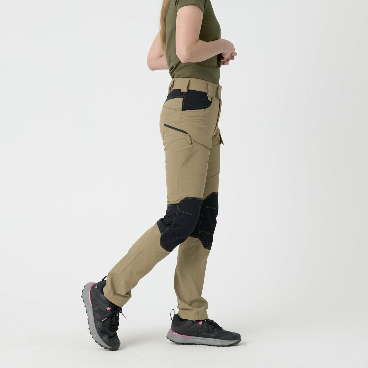 Nohavice dámske OUTDOOR TACTICAL® KHAKI/ČIERNE