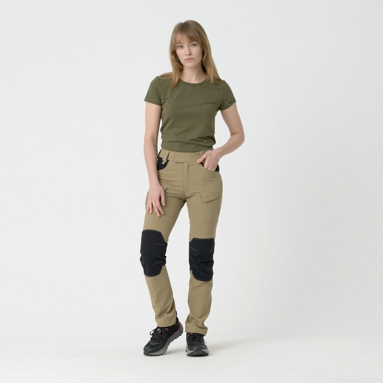 Nohavice dámske OUTDOOR TACTICAL® KHAKI/ČIERNE