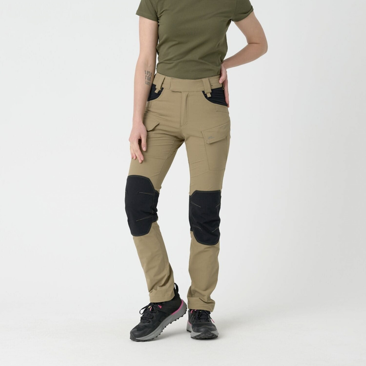 Nohavice dámske OUTDOOR TACTICAL® KHAKI/ČIERNE