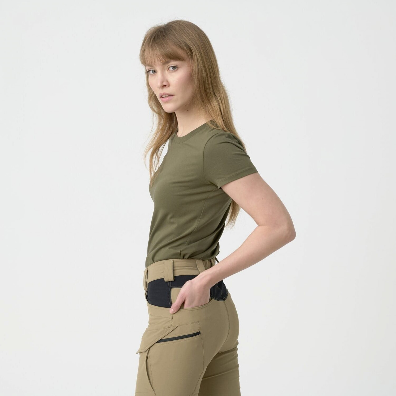 Nohavice dámske OUTDOOR TACTICAL® KHAKI/ČIERNE