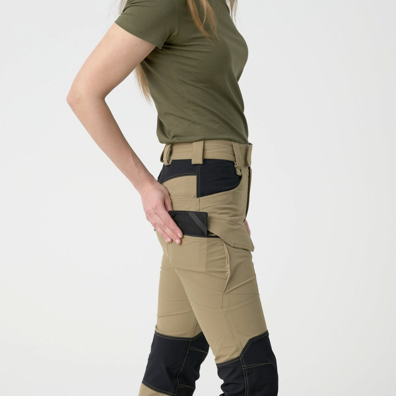 Nohavice dámske OUTDOOR TACTICAL® KHAKI/ČIERNE