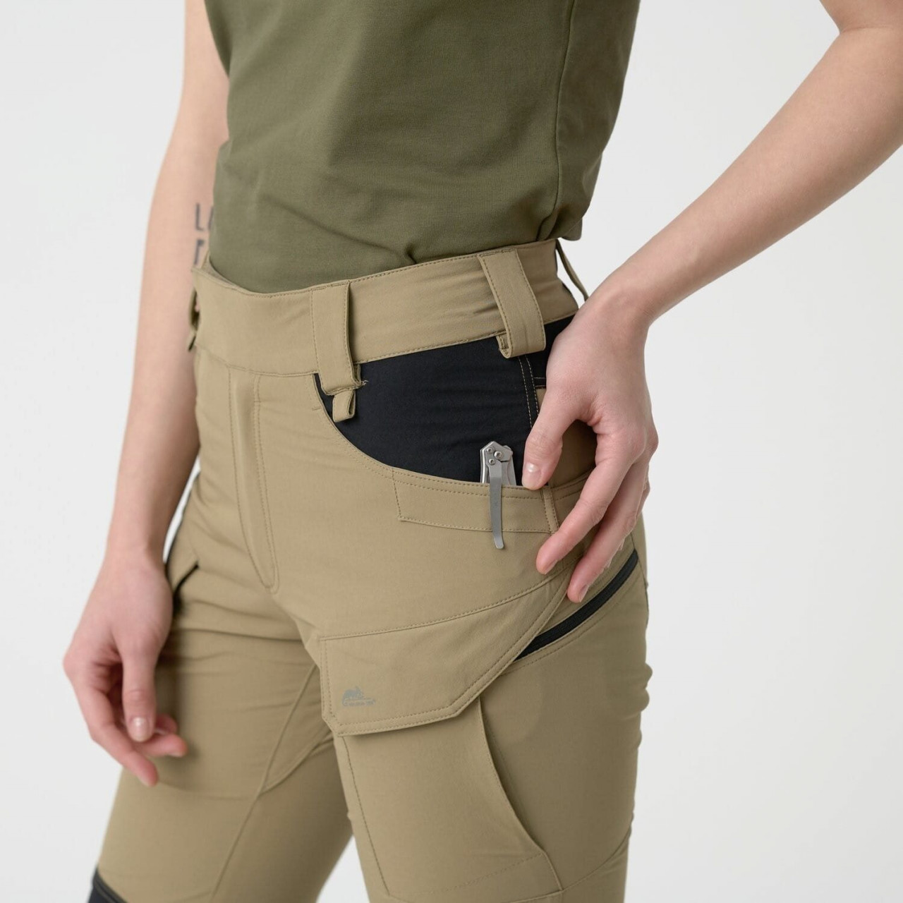 Nohavice dámske OUTDOOR TACTICAL® KHAKI/ČIERNE