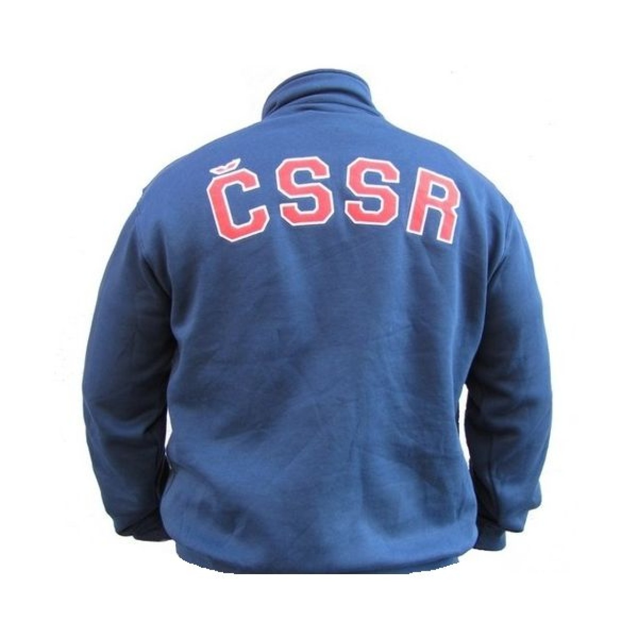 Mikina retro ČSSR s pruhom MODRÁ