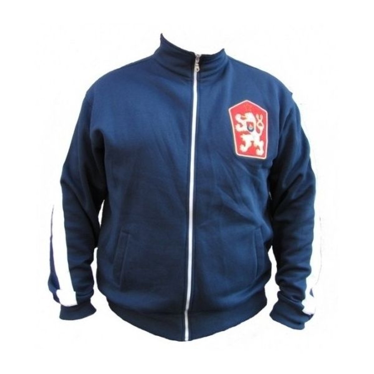 Mikina retro ČSSR s pruhom MODRÁ