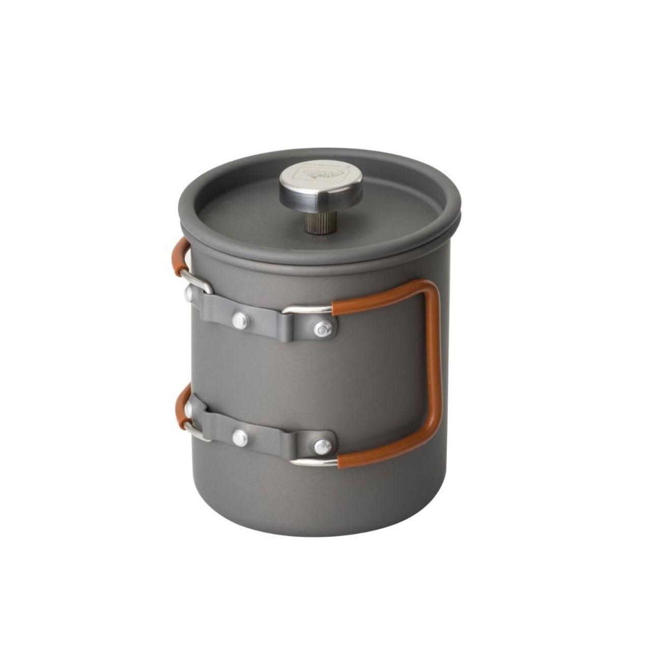 Kanvica CAMP so sítkom FRENCH PRESS 600 ml ŠEDÁ
