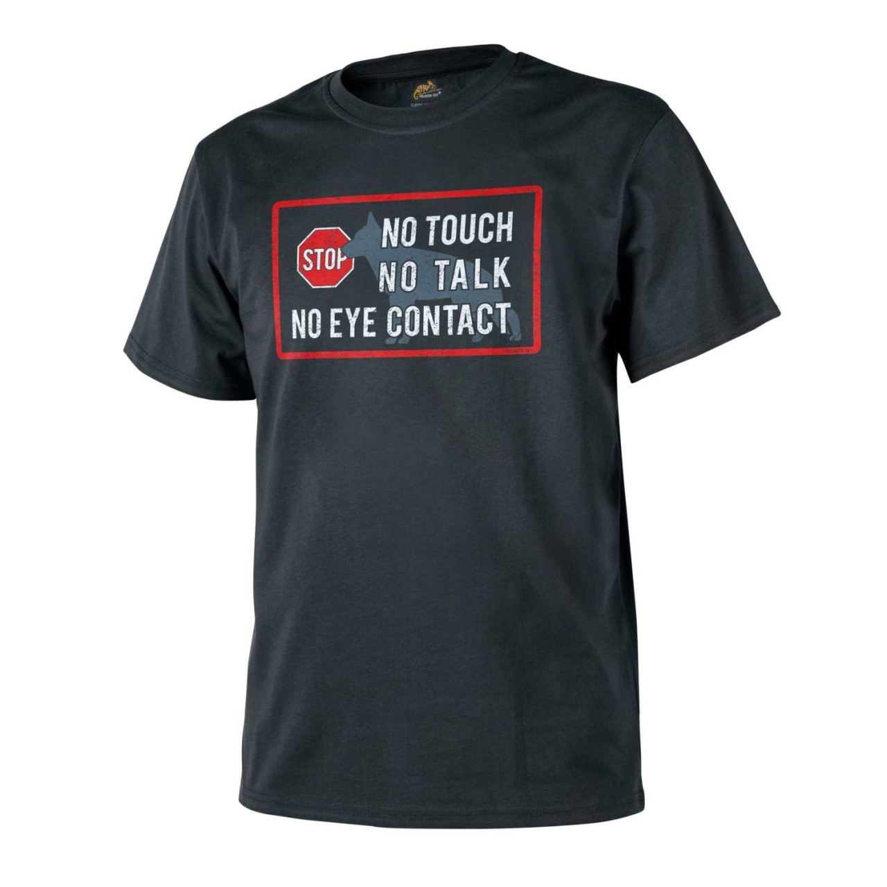 Tričko K9 - NO TOUCH ČIERNE