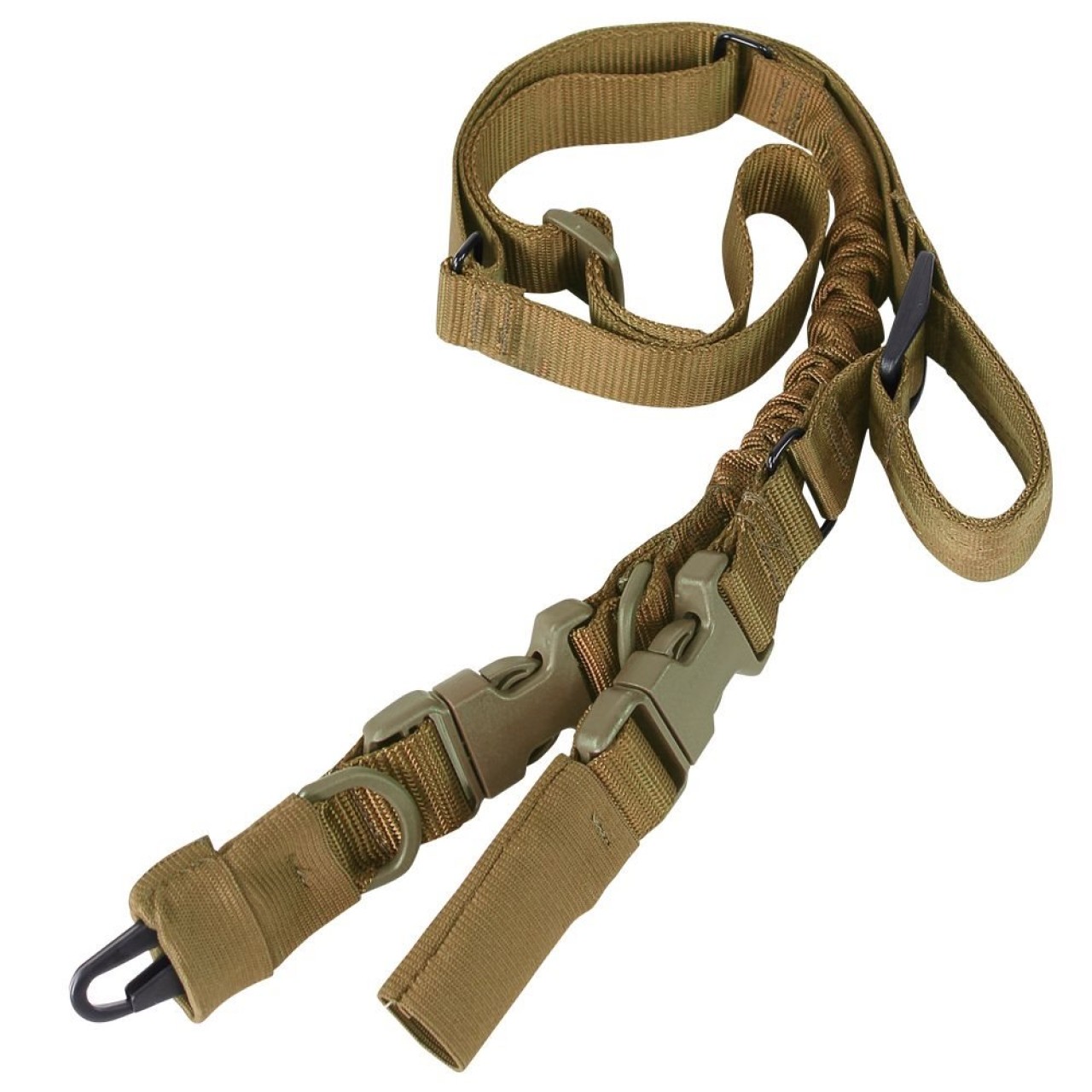 Popruh zbraňový STRYKE jedno/dvojbodový COYOTE BROWN