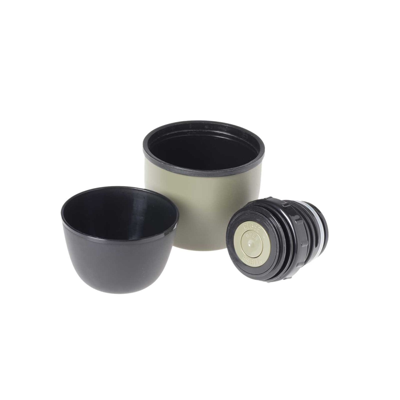 Termoska ESBIT® nerezová s dvoma uzávermi 500ml ZELENÁ