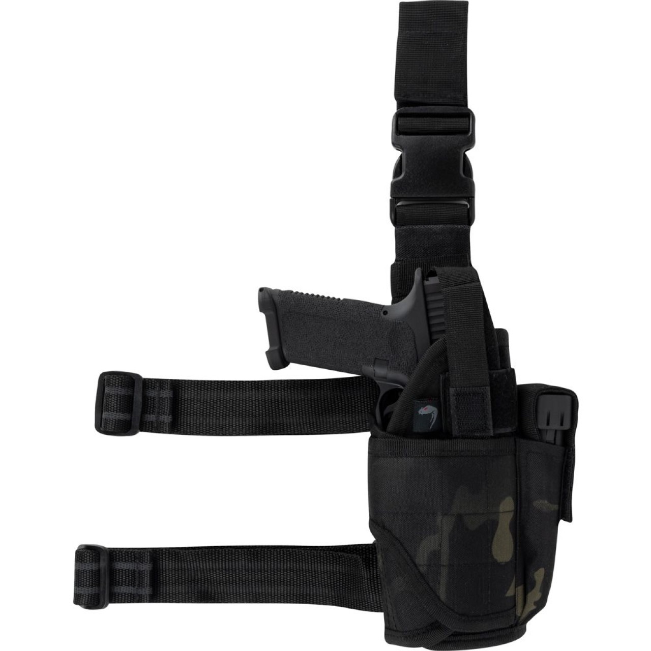 Puzdro pištoľové stehenné VCAM BLACK