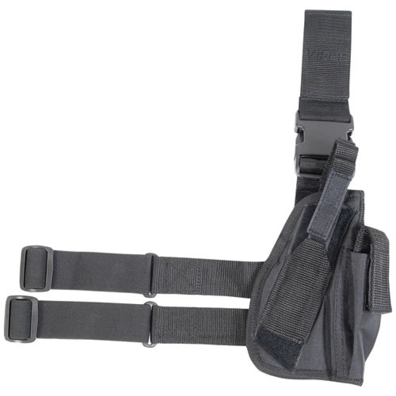 Puzdro pištoľové TACTICAL STEHENNÉ ČIERNE