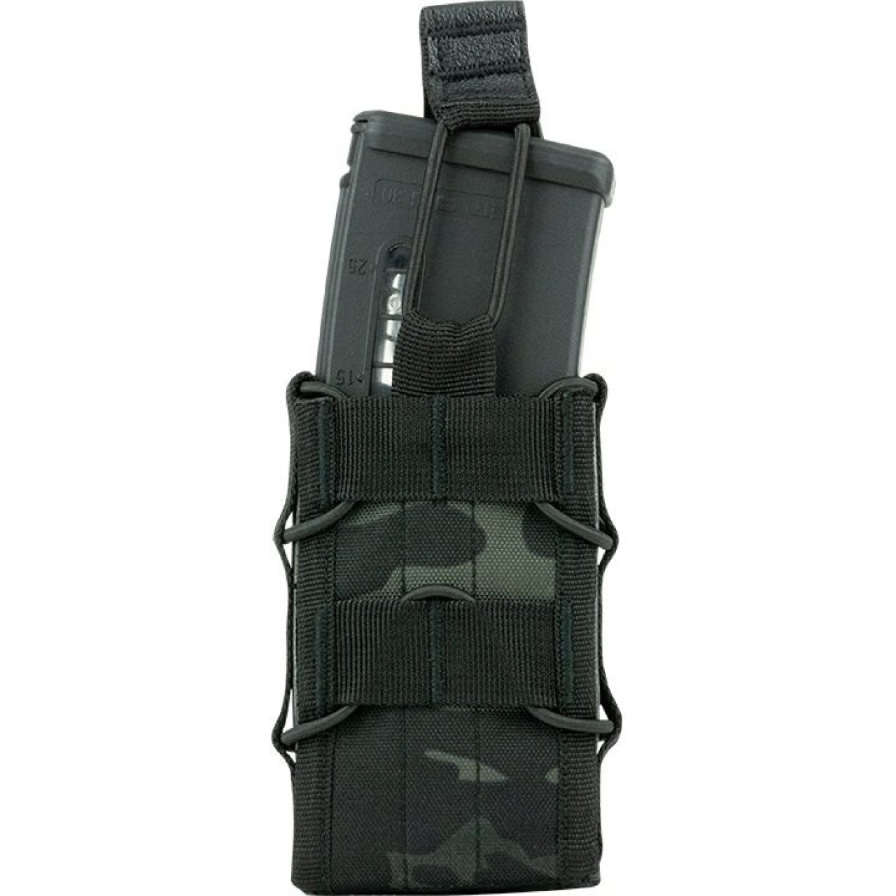 Sumka ELITE na zásobníky MOLLE otvorená VCAM BLACK