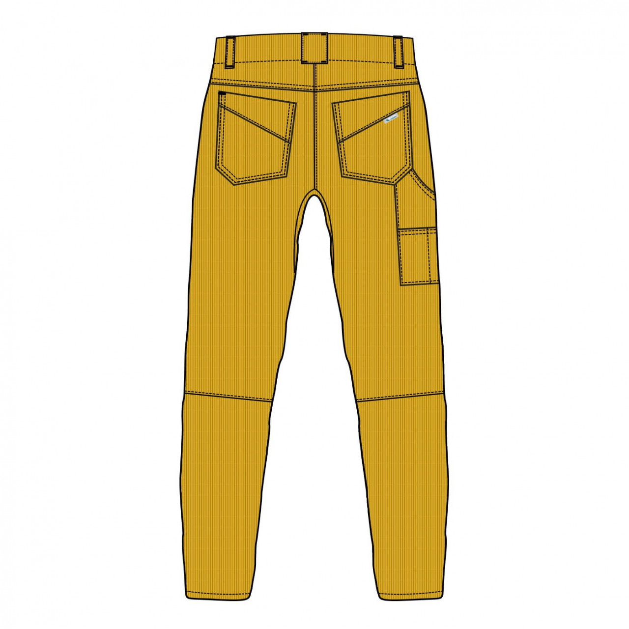 DRIFT menčestrové nohavice GOLD