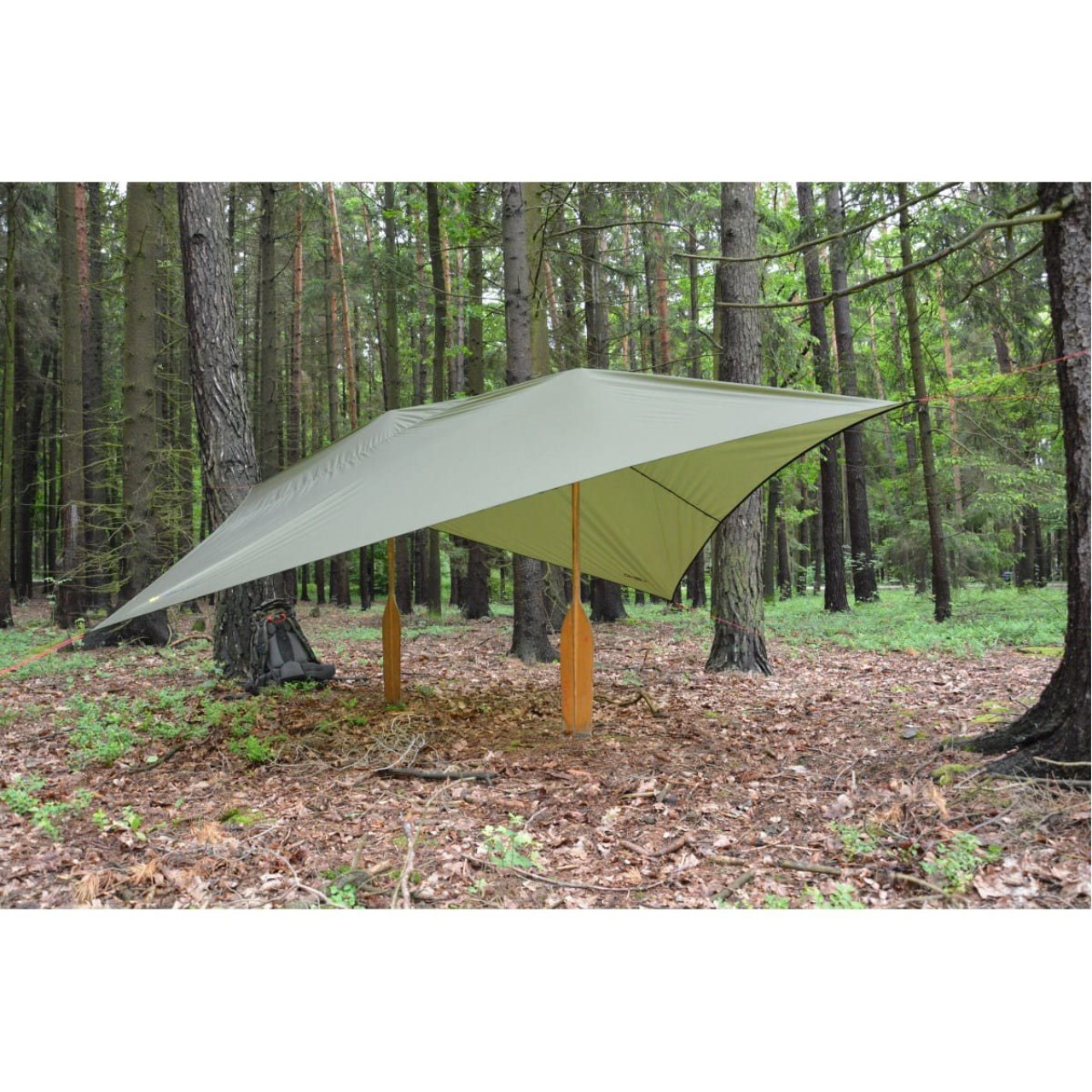 Plachta nylonová ľahká 3x3m SHELTER ZELENÁ