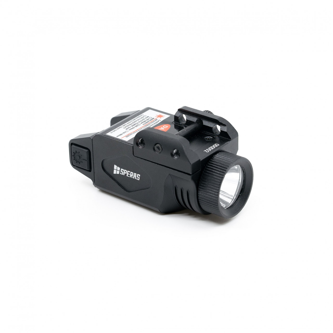 Svietidlo WL20 na pištoľ dobíjacie s laserom, 500 lúmenov